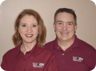 David and Christine Leinmiller with Garage Door Specialist, Inc.